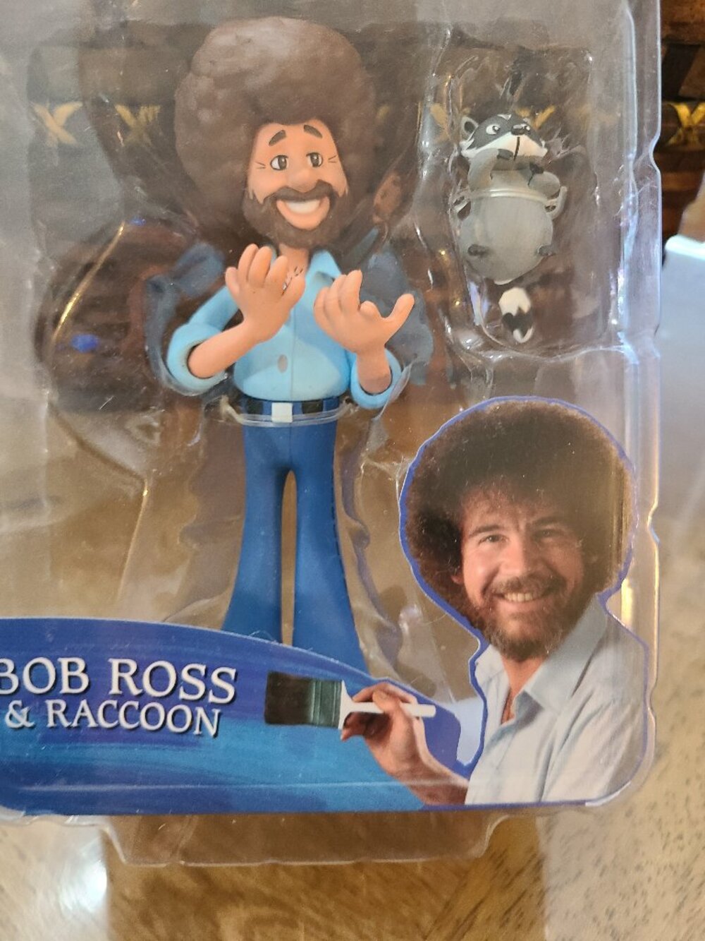 NECA Bob Ross & Raccoon The Joy of Painting Collectible Action Figures